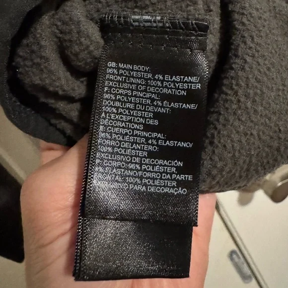 The North Face Men’s Dark Gray Performance Fleece Jacket - Picture 6 of 7